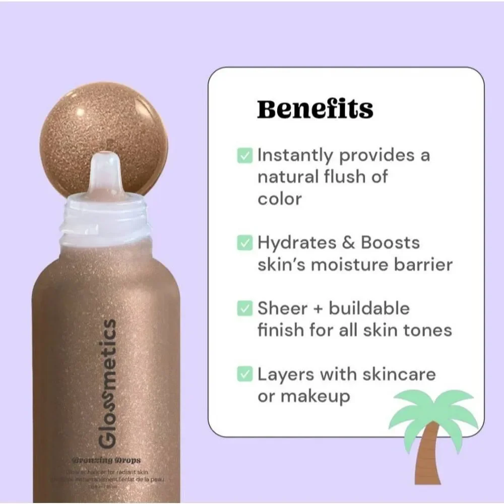 Glossmetics Bronzing Drops, New in Box